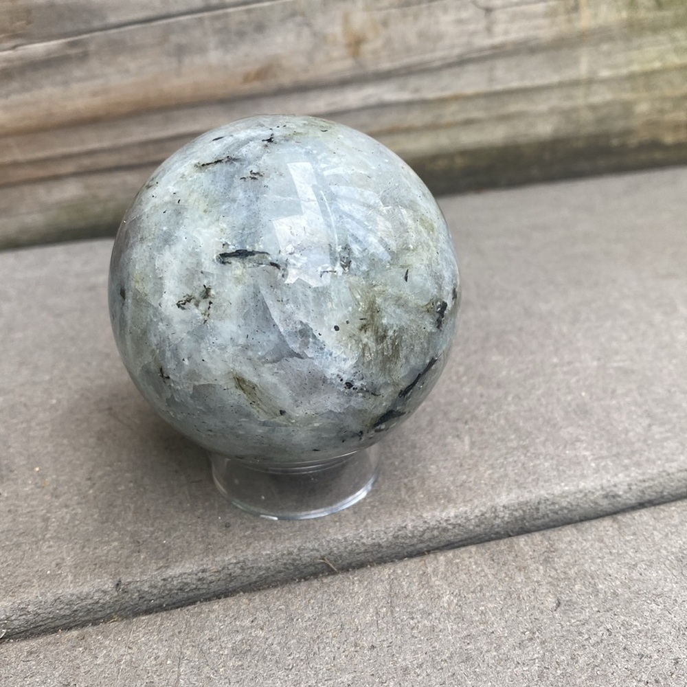 Labradorite Sunset Sphere - Picture 7 of 12